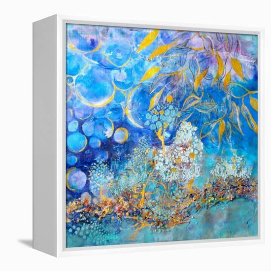 Magical Night Garden, 2022 (Acrylic on Canvas)-Margaret Coxall-Framed Premier Image Canvas