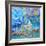 Magical Night Garden, 2022 (Acrylic on Canvas)-Margaret Coxall-Framed Giclee Print