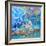 Magical Night Garden, 2022 (Acrylic on Canvas)-Margaret Coxall-Framed Giclee Print