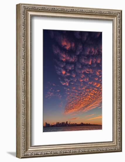 Magical Popcorn Clouds Over San Francisco Skyline Treasure Island-Vincent James-Framed Photographic Print