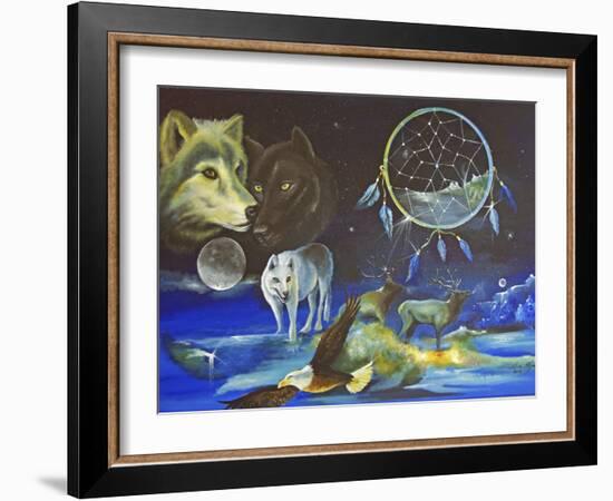 Magical Spirits-Sue Clyne-Framed Giclee Print