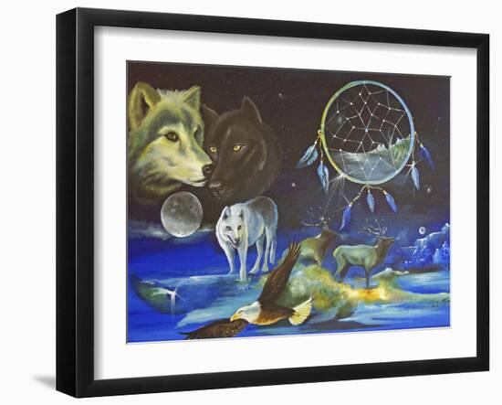 Magical Spirits-Sue Clyne-Framed Giclee Print