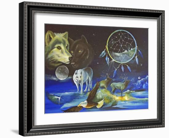 Magical Spirits-Sue Clyne-Framed Giclee Print