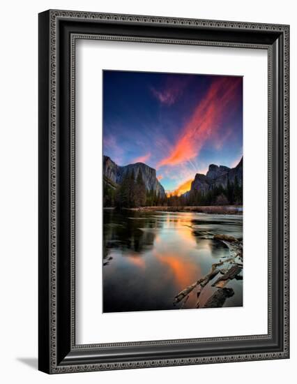 Magical Sunrise at Valley View, Yosemite National Park-Vincent James-Framed Photographic Print