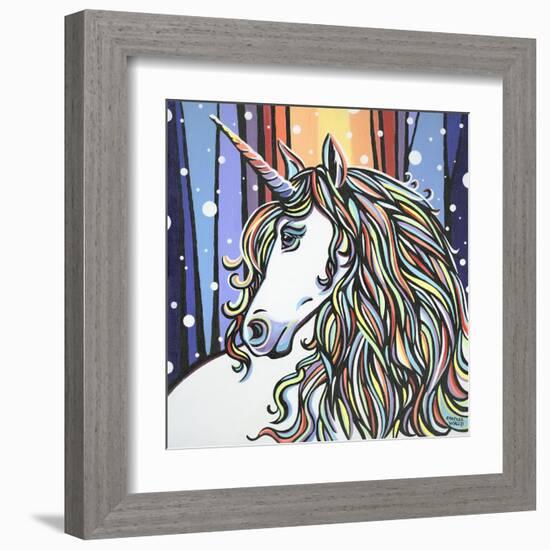 Magical Unicorn II-Carolee Vitaletti-Framed Art Print