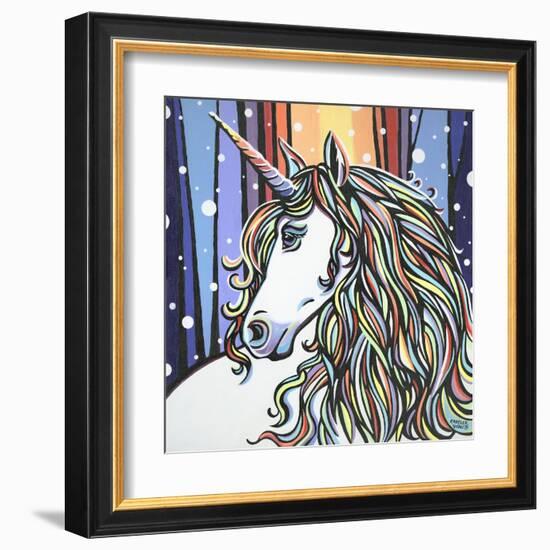 Magical Unicorn II-Carolee Vitaletti-Framed Art Print