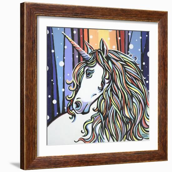 Magical Unicorn II-Carolee Vitaletti-Framed Art Print