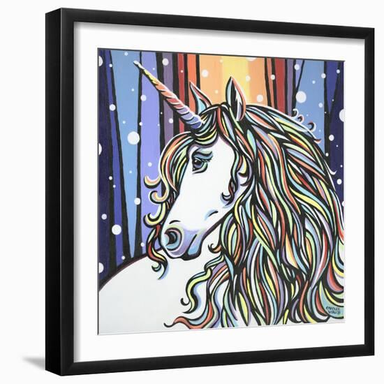 Magical Unicorn II-Carolee Vitaletti-Framed Art Print