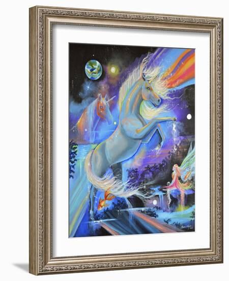 Magical Unicorn-Sue Clyne-Framed Giclee Print