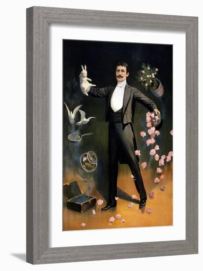 Magician, 1899-Science Source-Framed Giclee Print