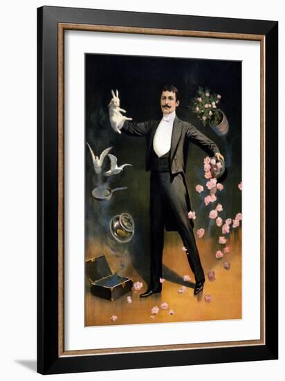 Magician, 1899-Science Source-Framed Giclee Print