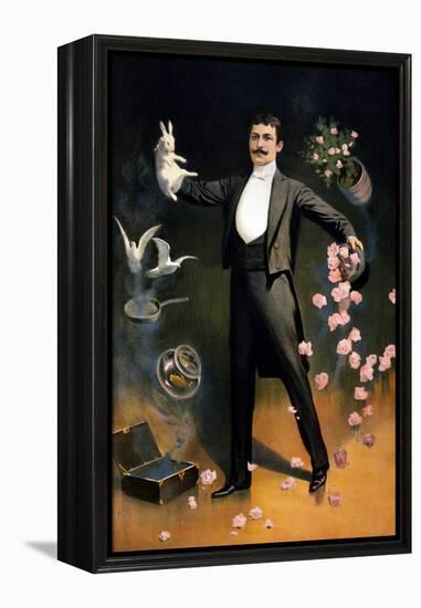 Magician, 1899-Science Source-Framed Premier Image Canvas