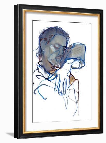 Magician, 2022, (mixed media on paper)-Mark Adlington-Framed Giclee Print