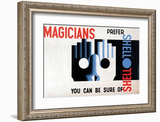 Magicians Prefer Shell-null-Framed Art Print