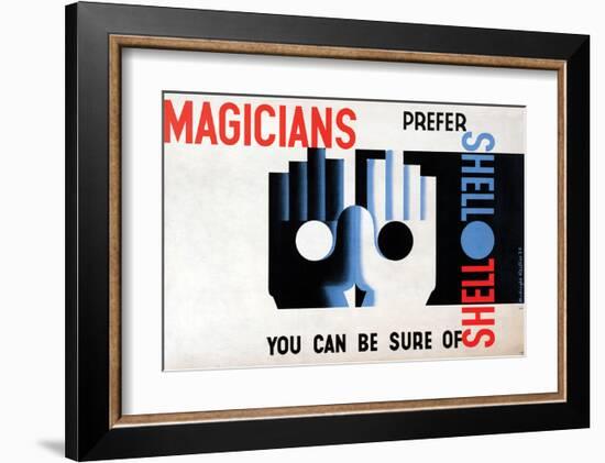 Magicians Prefer Shell-null-Framed Art Print
