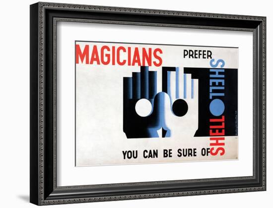 Magicians Prefer Shell-null-Framed Art Print