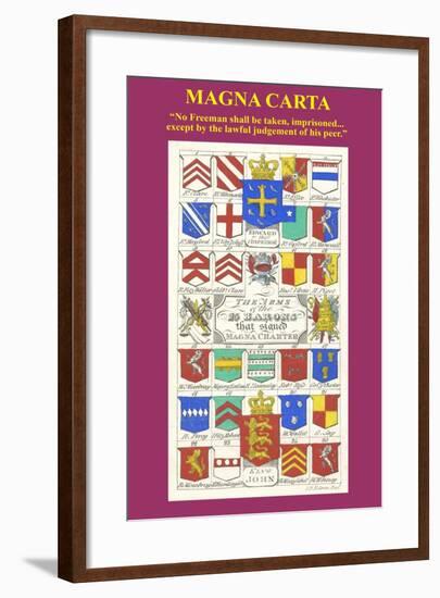 Magna Carta-Hugh Clark-Framed Art Print