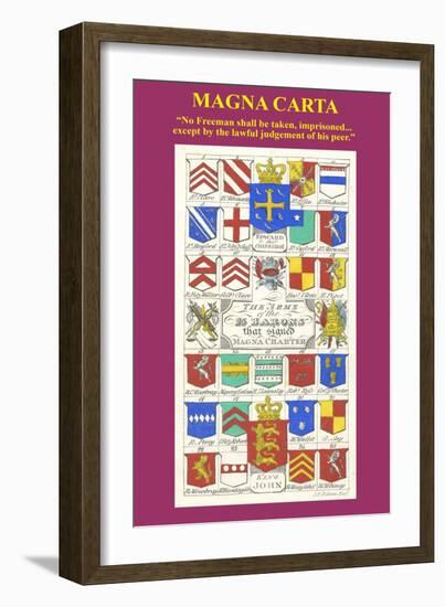 Magna Carta-Hugh Clark-Framed Art Print