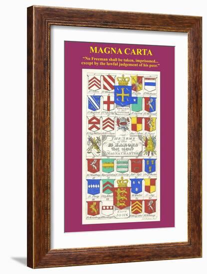 Magna Carta-Hugh Clark-Framed Art Print