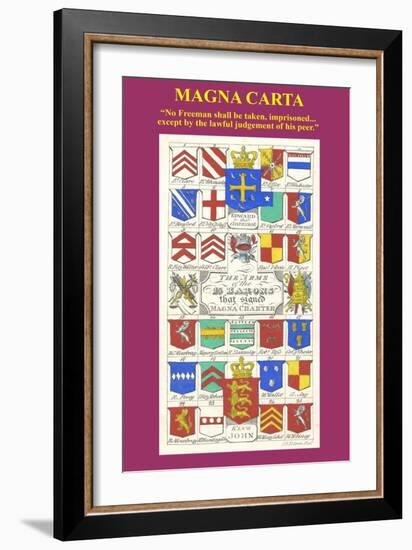 Magna Carta-Hugh Clark-Framed Art Print