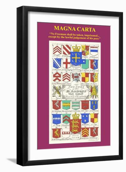 Magna Carta-Hugh Clark-Framed Art Print