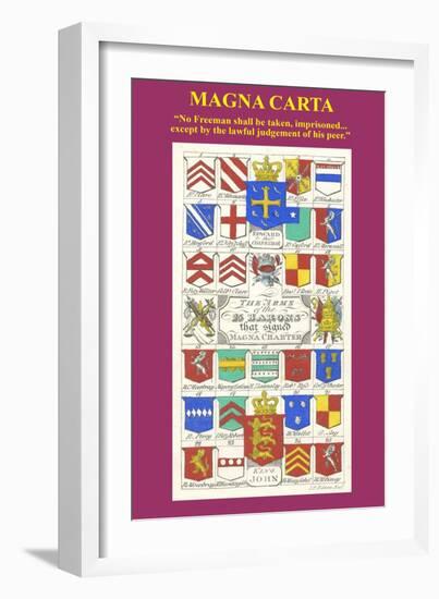 Magna Carta-Hugh Clark-Framed Art Print
