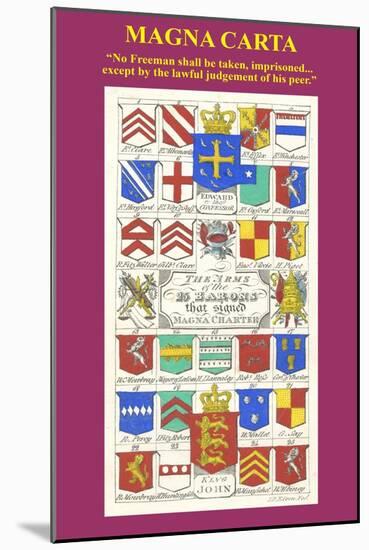 Magna Carta-Hugh Clark-Mounted Art Print