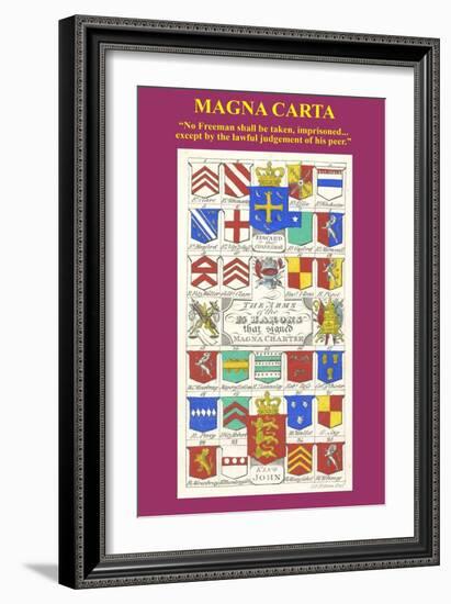 Magna Carta-Hugh Clark-Framed Art Print