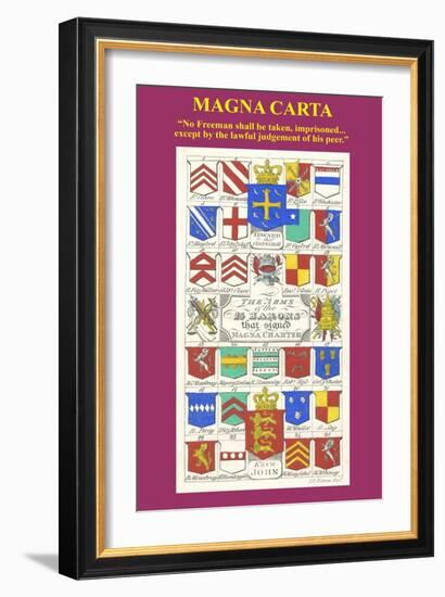 Magna Carta-Hugh Clark-Framed Art Print