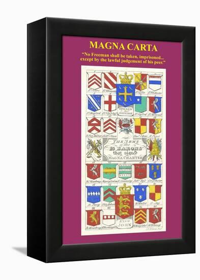 Magna Carta-Hugh Clark-Framed Stretched Canvas