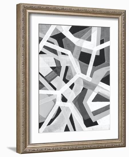 Magnetic Greys I-Nikki Galapon-Framed Art Print