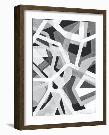 Magnetic Greys I-Nikki Galapon-Framed Art Print