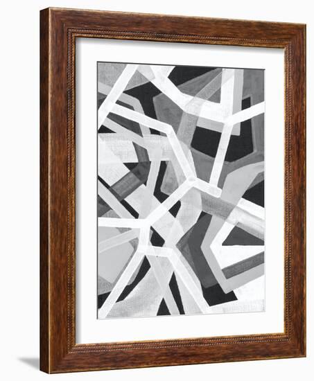 Magnetic Greys I-Nikki Galapon-Framed Art Print