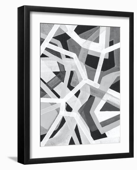 Magnetic Greys I-Nikki Galapon-Framed Art Print