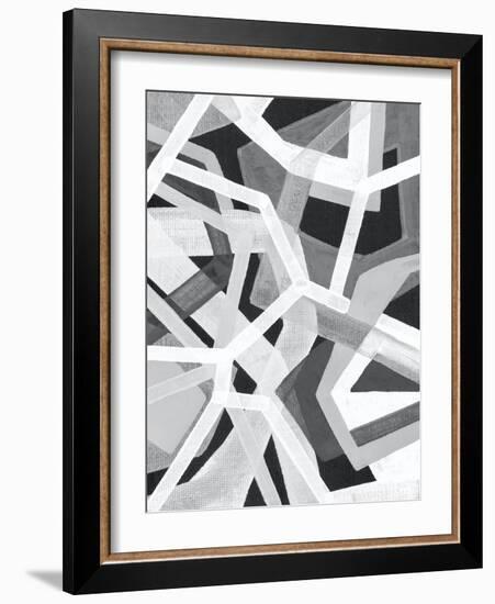 Magnetic Greys I-Nikki Galapon-Framed Art Print