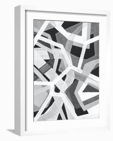 Magnetic Greys I-Nikki Galapon-Framed Art Print
