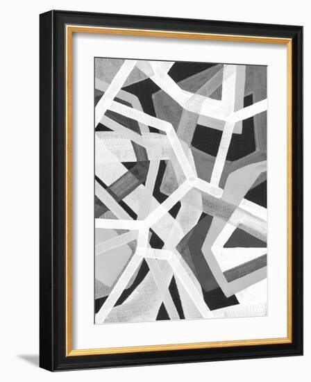 Magnetic Greys I-Nikki Galapon-Framed Art Print