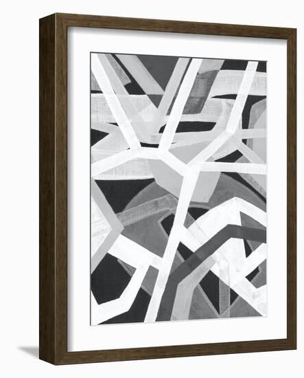 Magnetic Greys II-Nikki Galapon-Framed Art Print