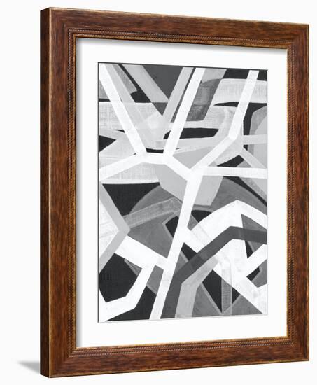 Magnetic Greys II-Nikki Galapon-Framed Art Print