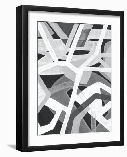 Magnetic Greys II-Nikki Galapon-Framed Art Print