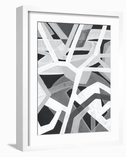 Magnetic Greys II-Nikki Galapon-Framed Art Print