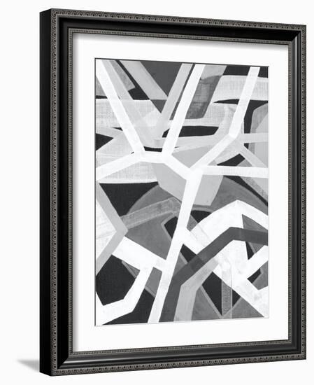 Magnetic Greys II-Nikki Galapon-Framed Art Print