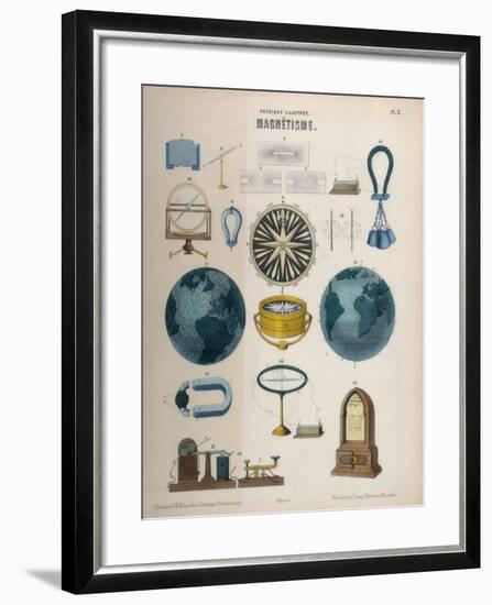 Magnetism, C1850-null-Framed Giclee Print