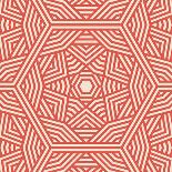 Abstract Pattern with Geometric Shapes-Magnia-Art Print