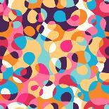 Abstract Pattern with Geometric Shapes-Magnia-Art Print