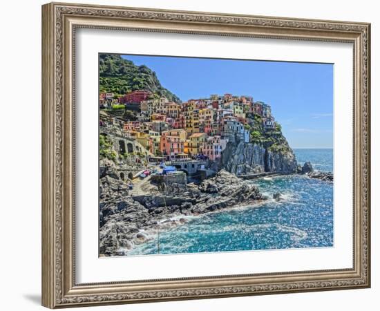 Magnific Manarola in Cinque Terre-Markus Bleichner-Framed Art Print