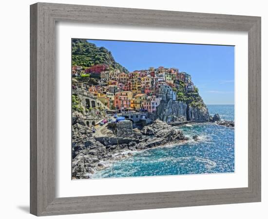 Magnific Manarola in Cinque Terre-Markus Bleichner-Framed Art Print