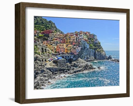 Magnific Manarola in Cinque Terre-Markus Bleichner-Framed Art Print