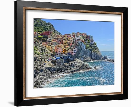 Magnific Manarola in Cinque Terre-Markus Bleichner-Framed Art Print