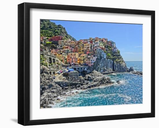 Magnific Manarola in Cinque Terre-Markus Bleichner-Framed Art Print